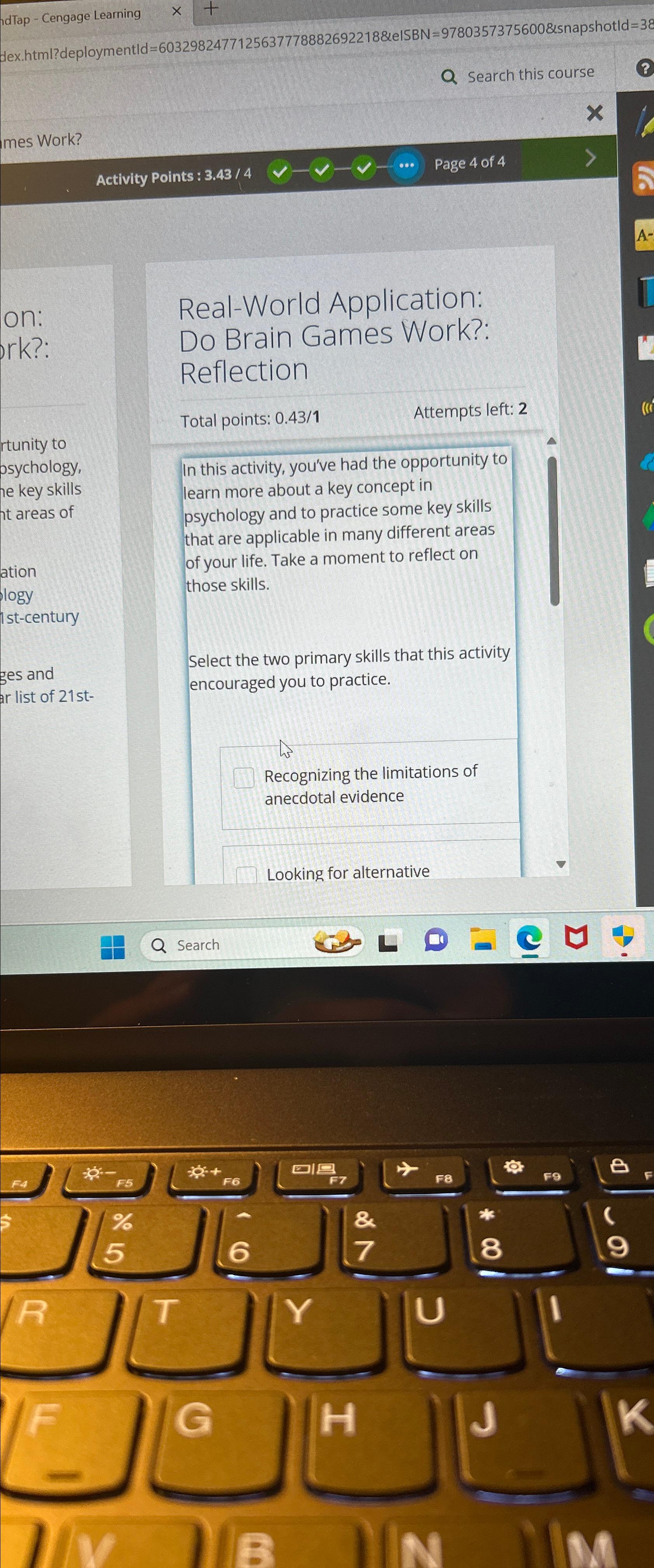  Activity Points : 3.434,--dots Page 4 of 4 Real-World Application: Do