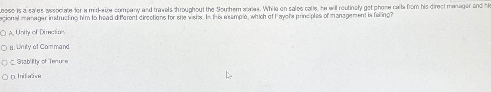 eese is a sales associate for a mid-size company and travels