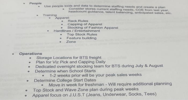 be using powerpoint to present the plan The key points that need
