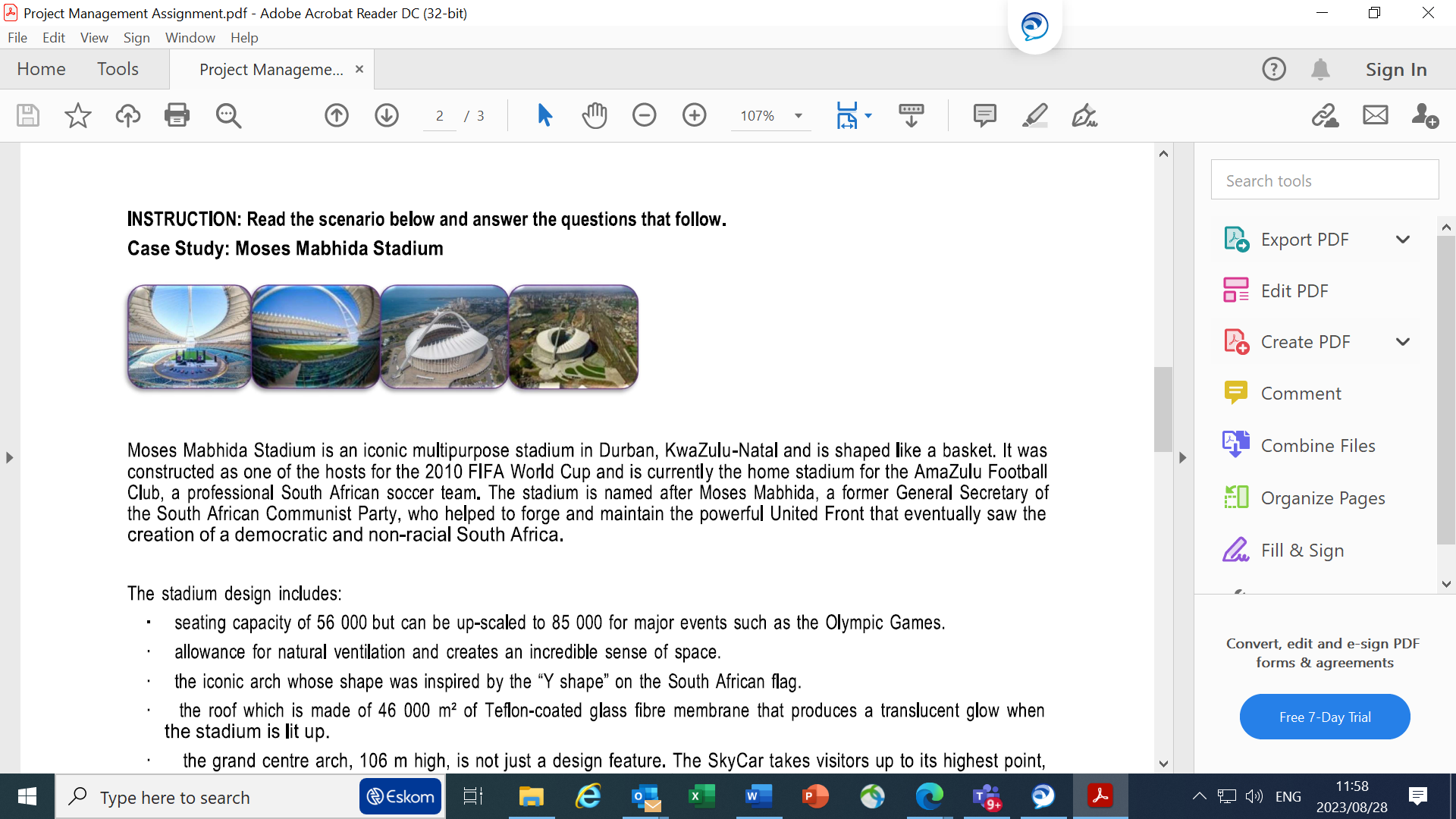  Question 1.3 Will the project be completed on time? Justify your