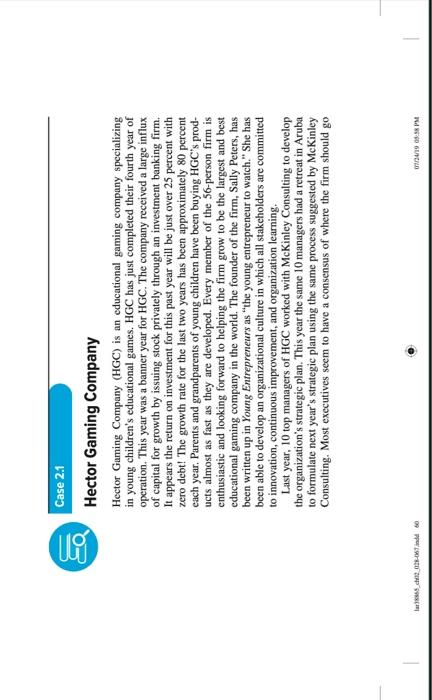 problem? Identify some symptoms of the problem. What is the major cause