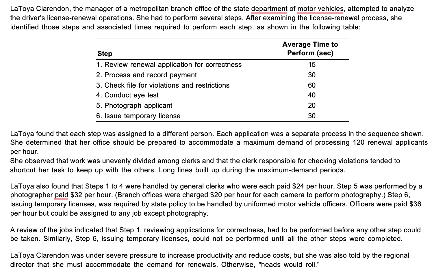  *******Please answer: How many applications can be processed per hour if