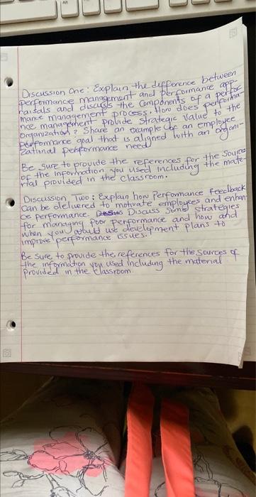  Discussion one: Explain the difference between raisals and disargs the components