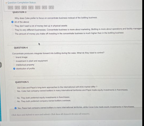 Please help with answering these Why does Coke prefer to focus on