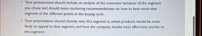 Starbucks coffee beans, and products - Your presentation should include an analysis