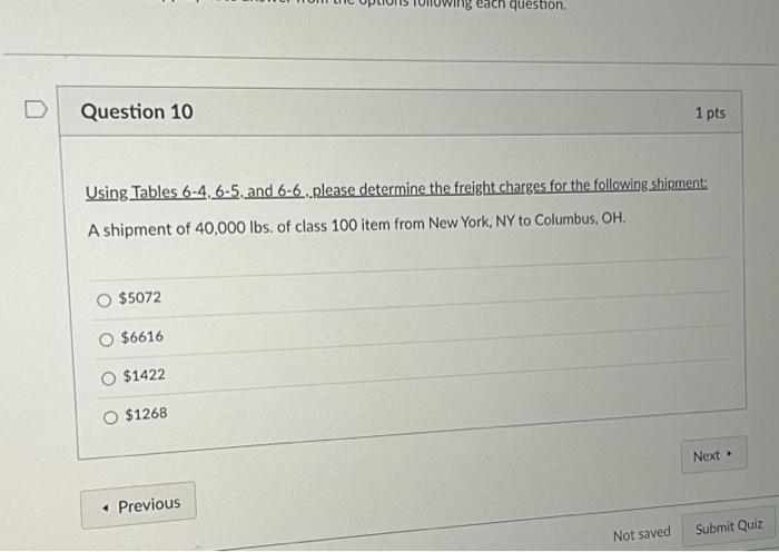  solve question 11 Using Tables 6-4, 6-5, and 6-6, please determine