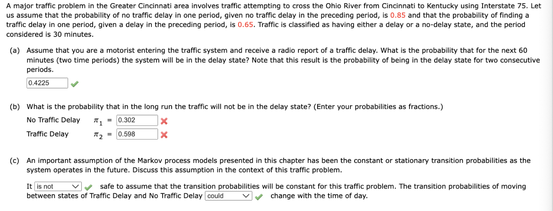 A major traffic problem in the Greater Cincinnati area involves traffic attempting