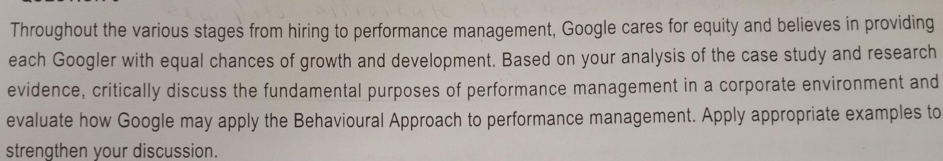 learning and development receive special attention at Google whose learning and development