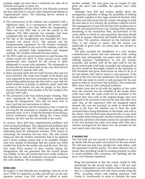 Lisbon, Portugal. Casa XXI, the company running the bars, had entrusted the