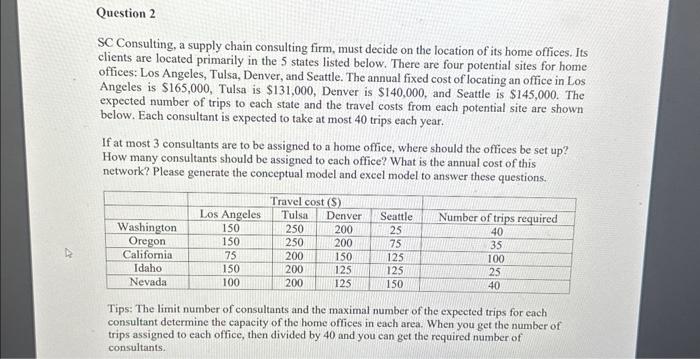 for this answer, I need conceptual model, an excel model, and answers.