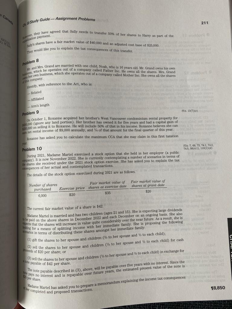  B/Study Guide - Assignment Problems iloerer, they have agreed that Sally