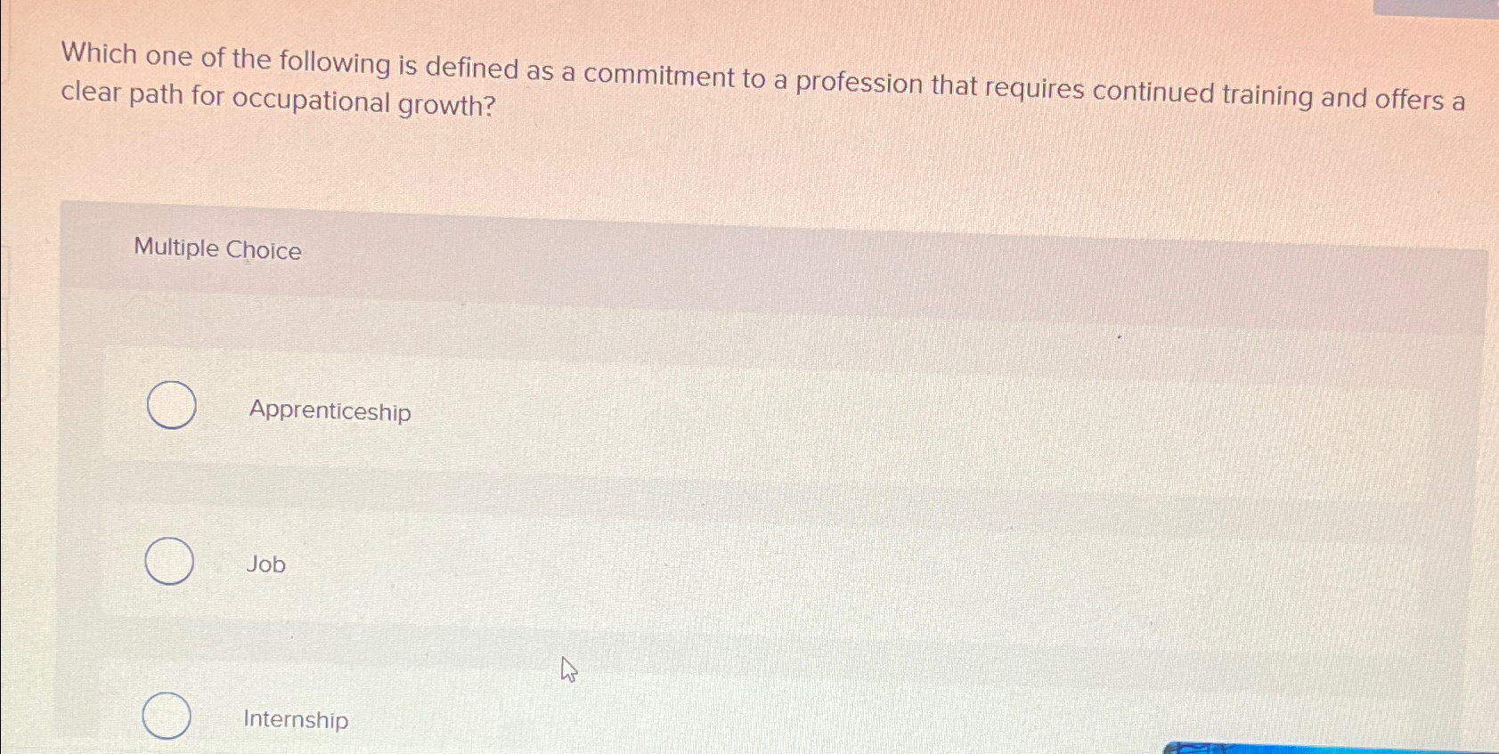  Which one of the following is defined as a commitment to