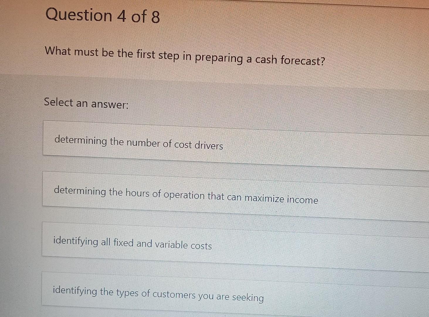 long as cash continues to flow. Business owners can rely on the