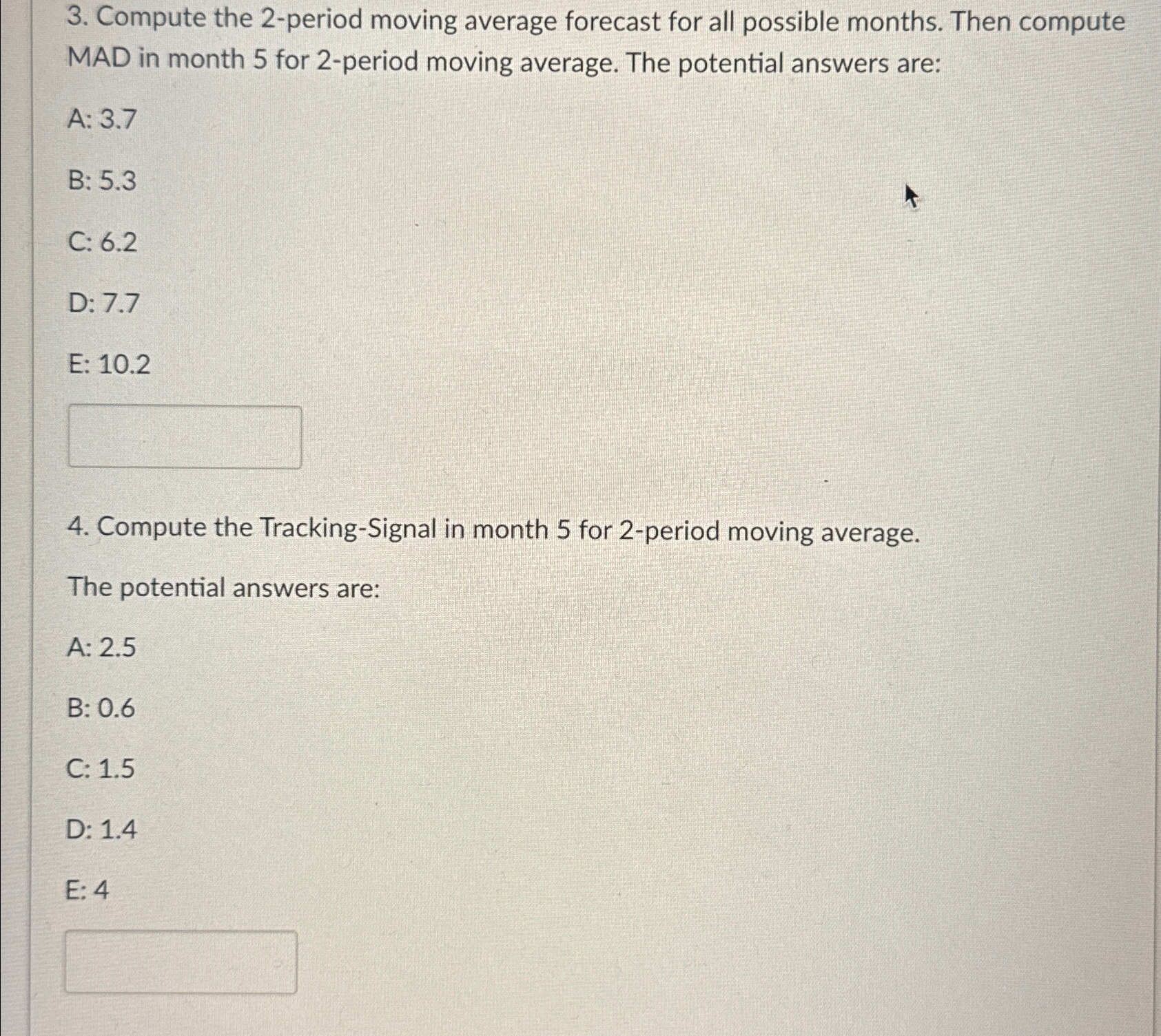  Given the following data, Month Data 1,77 281 3,87 4,93 5,84