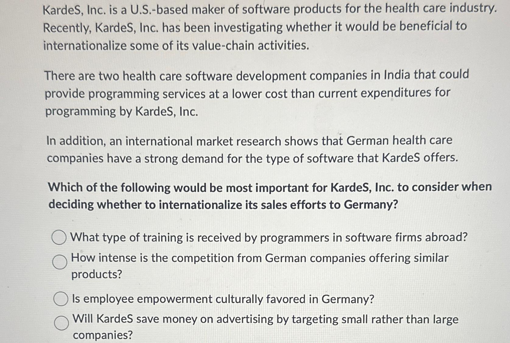 KardeS, Inc. is a U.S.-based maker of software products for the