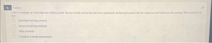 validity criterion-related validity construct validity content validity 4 points Tanisy is a