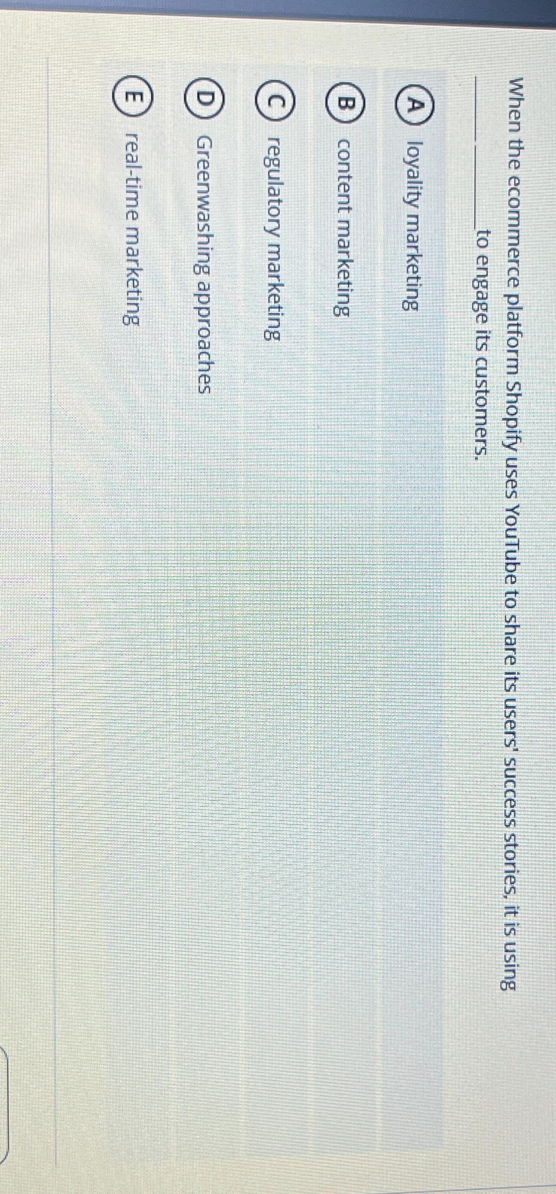  When the ecommerce platform Shopify uses YouTube to share its users'