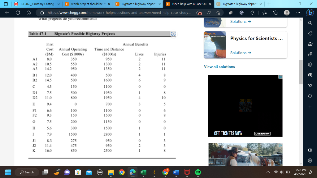 can be presented graphically or in statements similar to the following: "For