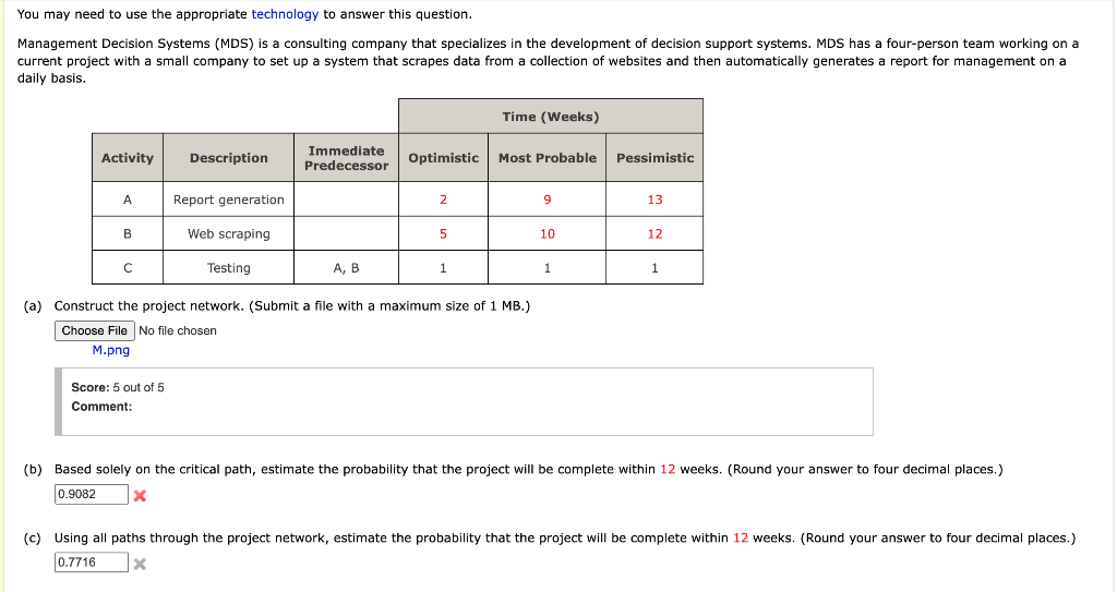 BOTH B AND C ARE WRONG. You may need to use the