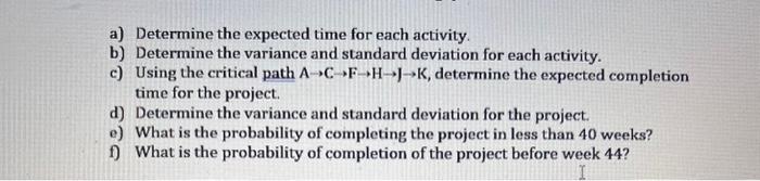 Time Estimates (in weeks) } \\ \cline { 3 - 5 }