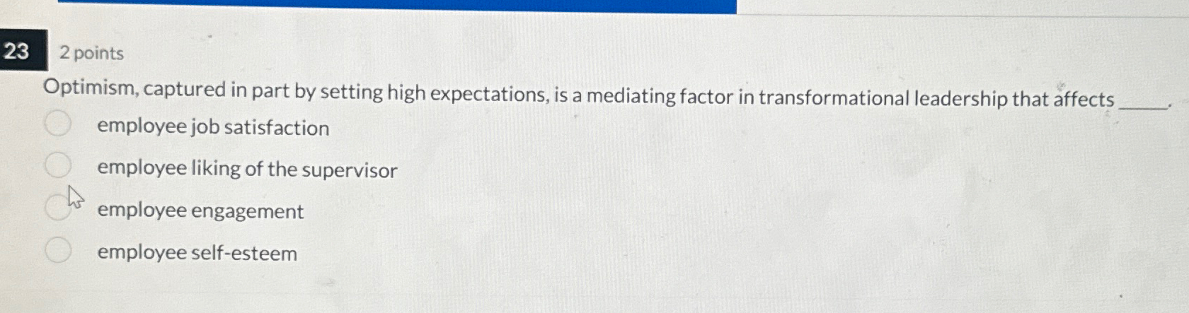  232 points Optimism, captured in part by setting high expectations, is