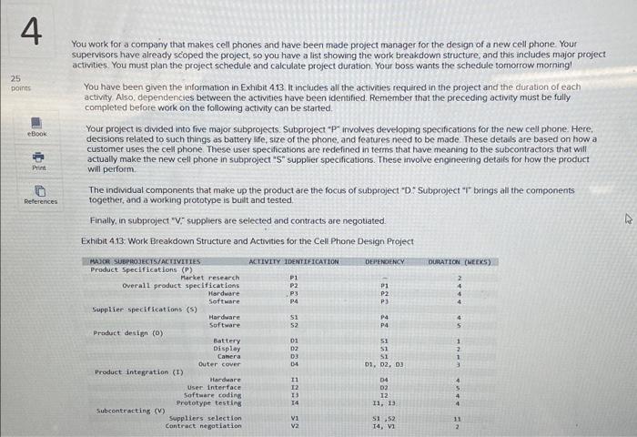 Please answer part A and B for question 4. fou work for