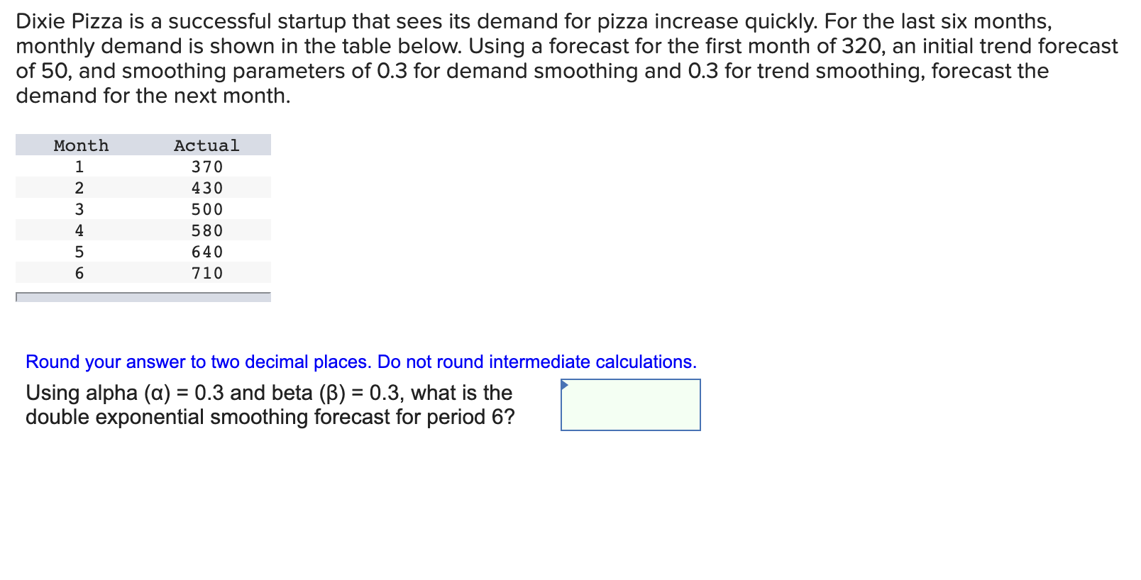 need help on these questions please: Dixie Pizza is a successful startup