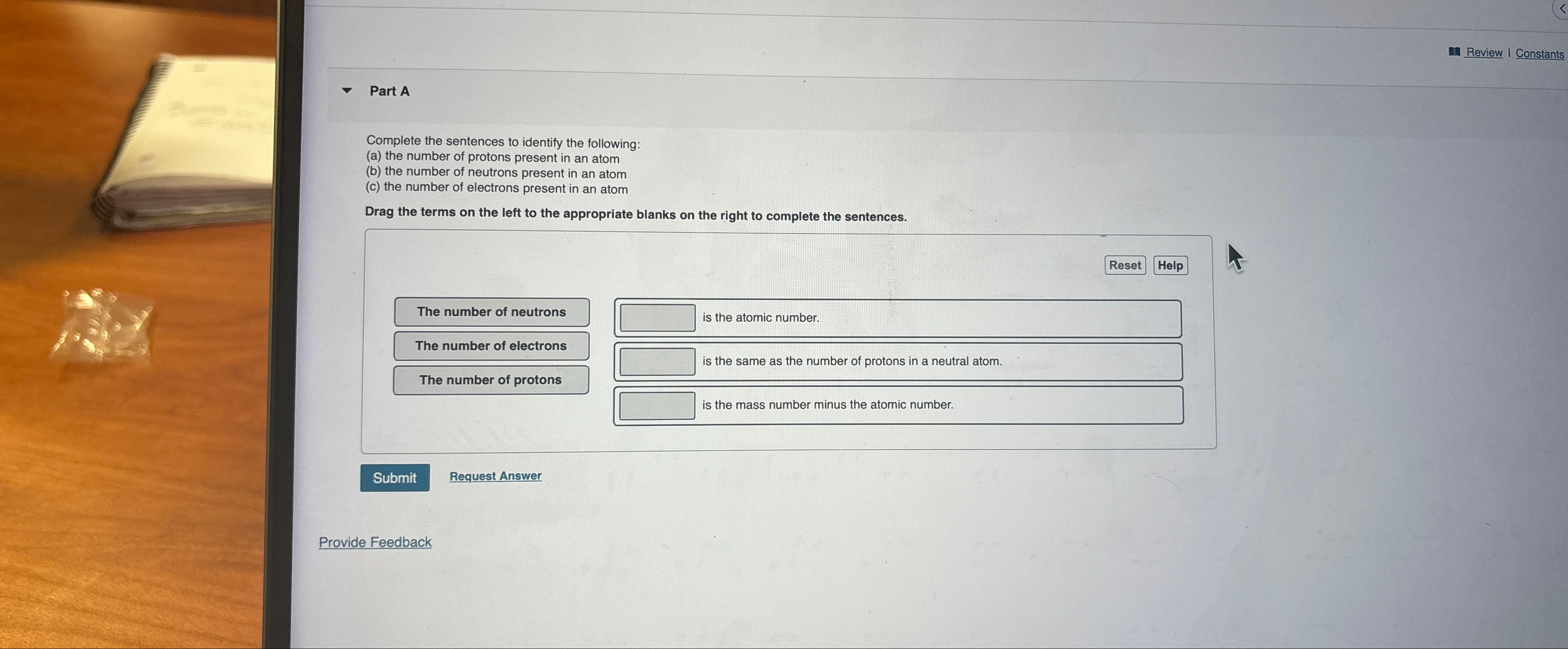  Request Answer Provide Feedback 