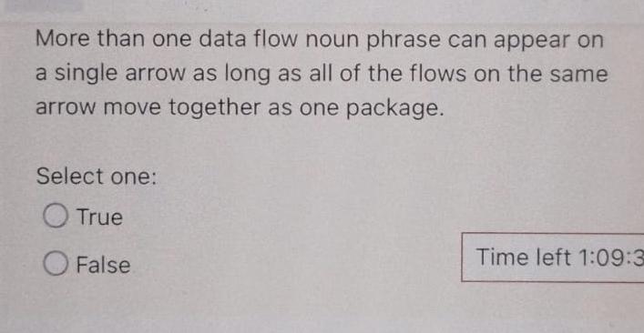  More than one data flow noun phrase can appear on a