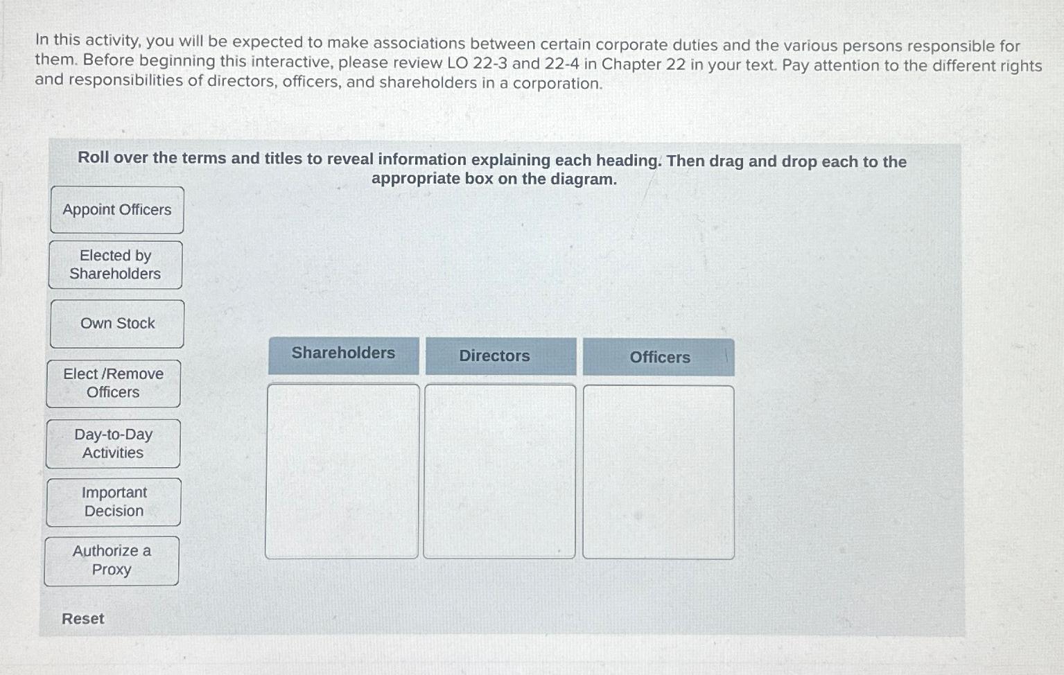  In this activity, you will be expected to make associations between