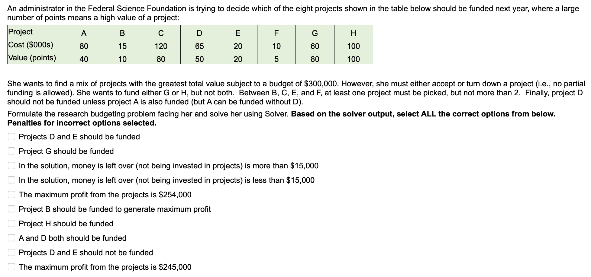 SHOW EXCEL SOLVER SETUP FOR UPVOTE She wants to find a mix