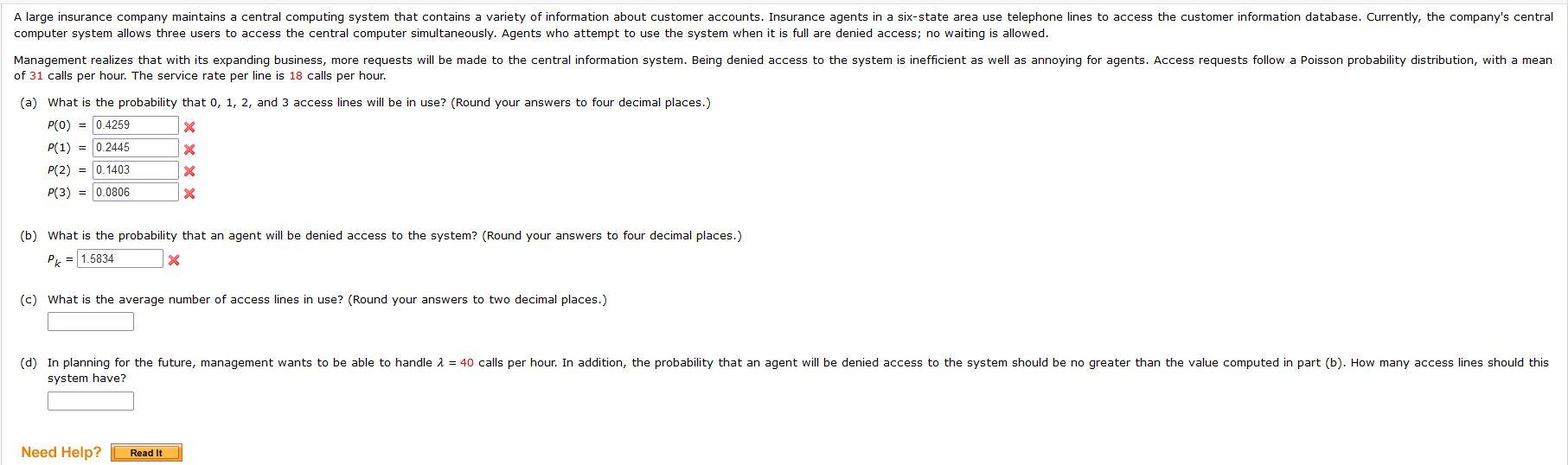  computer system allows three users to access the central computer simultaneously.