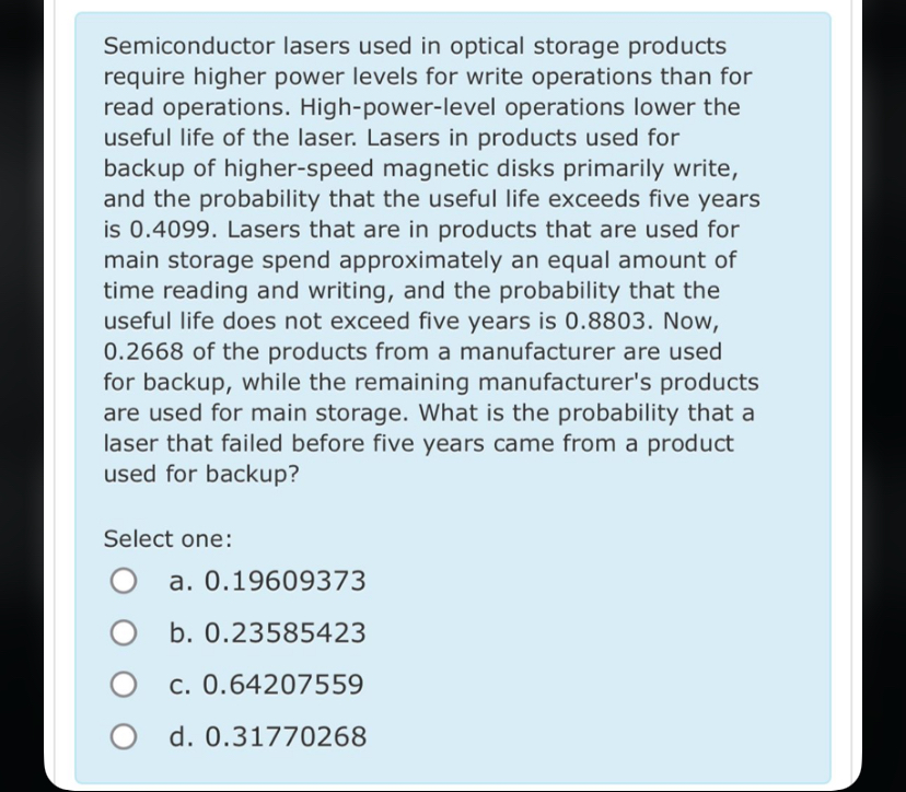  Semiconductor lasers used in optical storage products require higher power levels