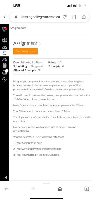  I have to submit this assignment after one hour Project Resource