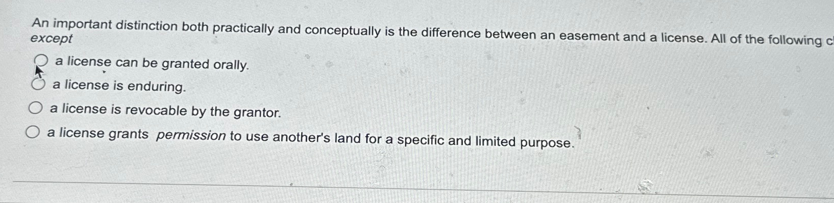  An important distinction both practically and conceptually is the difference between