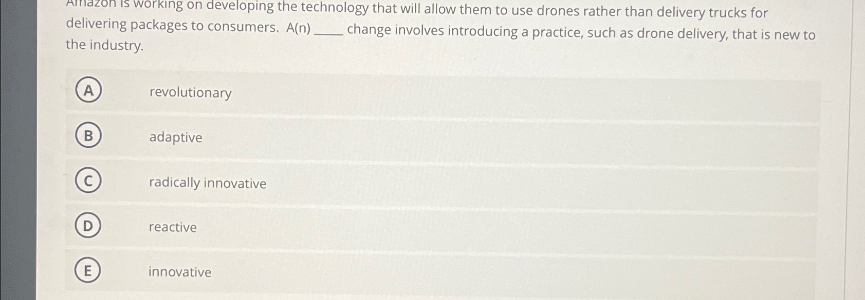  Amazon is working on developing the technology that will allow them