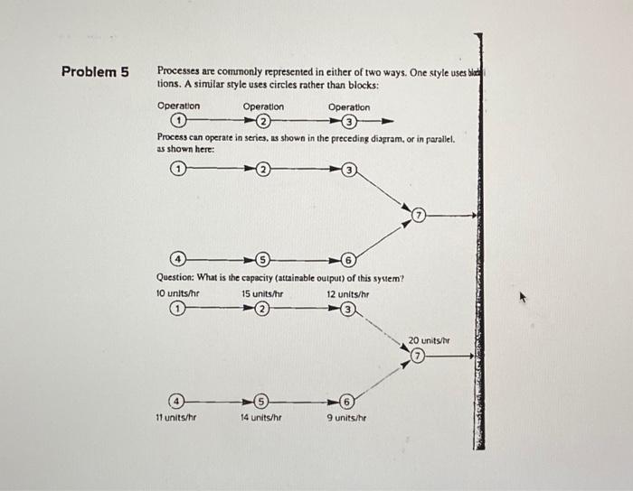 1. What is the current output per hour for operations 1