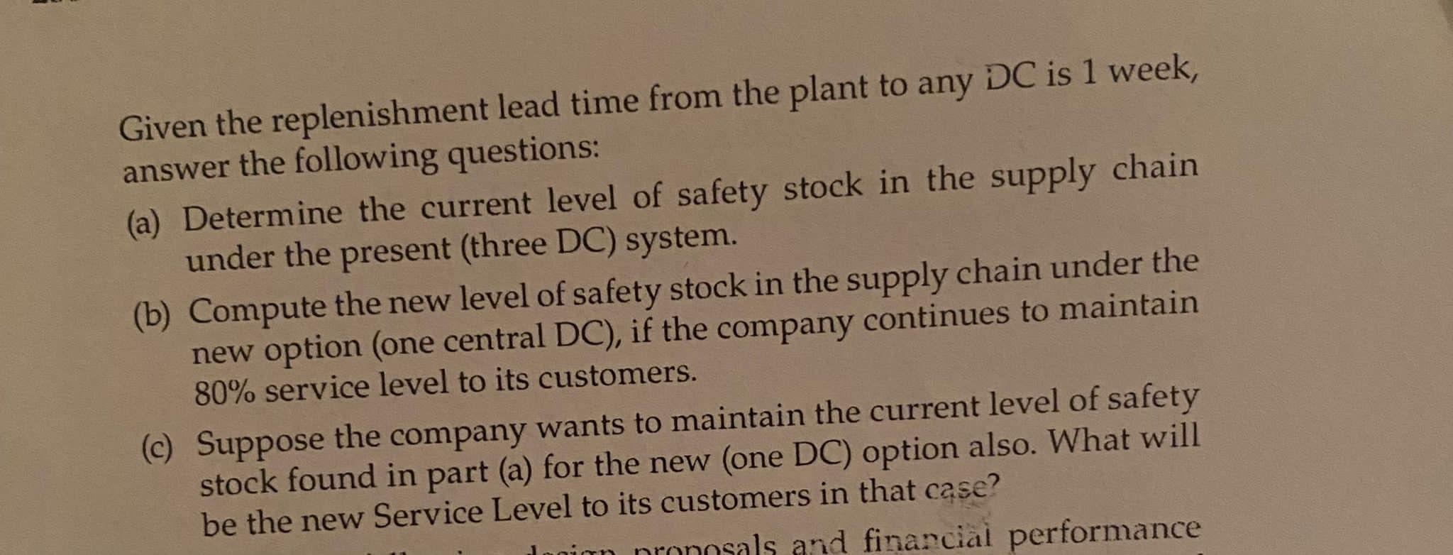  5.13 ABC Tools has divided its northeast U.S. market into three