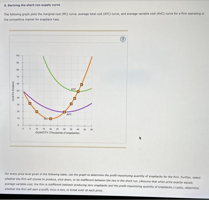 plz draw out graph with coordinates and answer blanks 6. Deriving