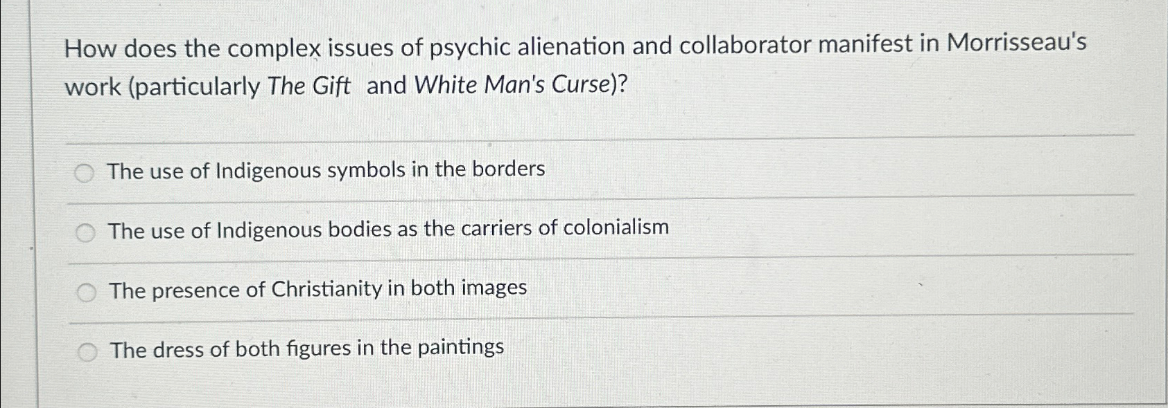  How does the complex issues of psychic alienation and collaborator manifest