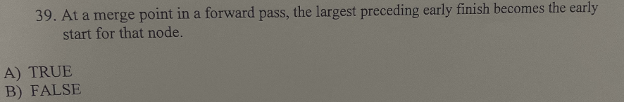  At a merge point in a forward pass, the largest preceding