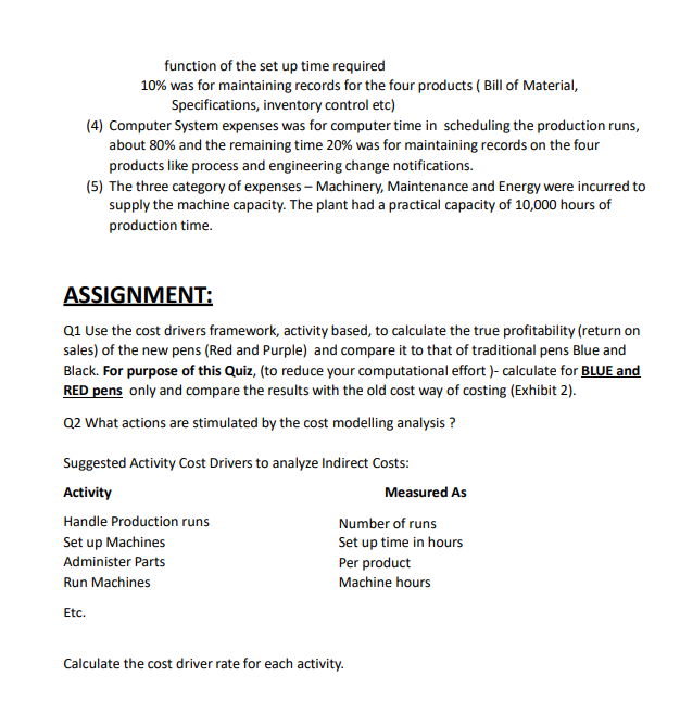 Pens factory. The factory produces pens. They started with basic Black and