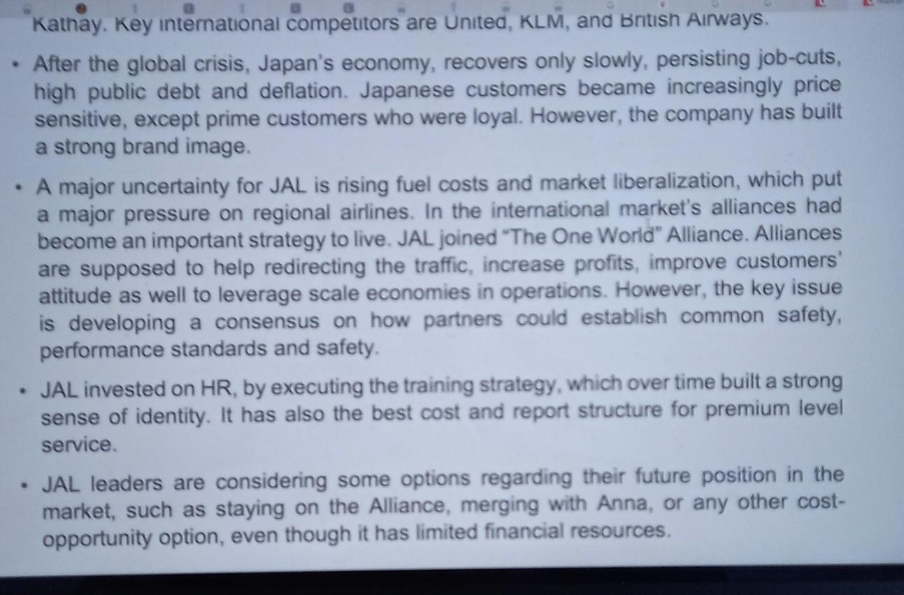 Need introduction for problem statement for case and describe following point