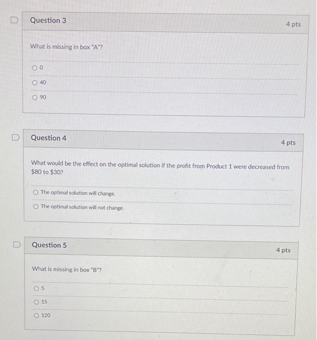 wants to determine the number of Product 1 and Product 2 to