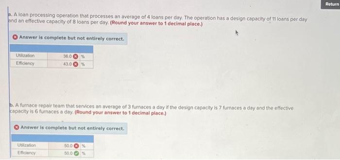  A loan processing operation that processes an average of 4 loans