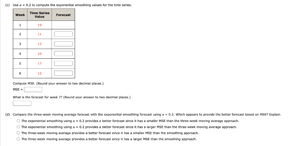 Construct a time series plot. The data appear to follow a trend