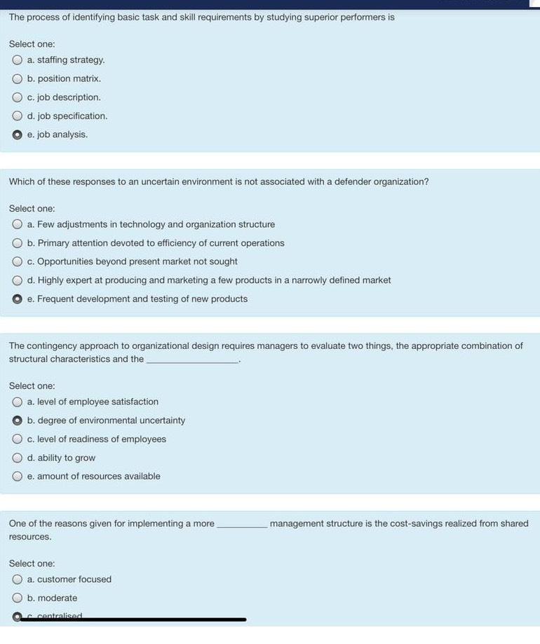  The process of identifying basic task and skill requirements by studying
