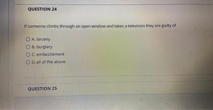 A. the location B. what is taken C. the use or force