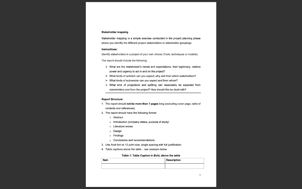 Stakeholder mapping Stakeholder mapping is a simple exercise conducted in the