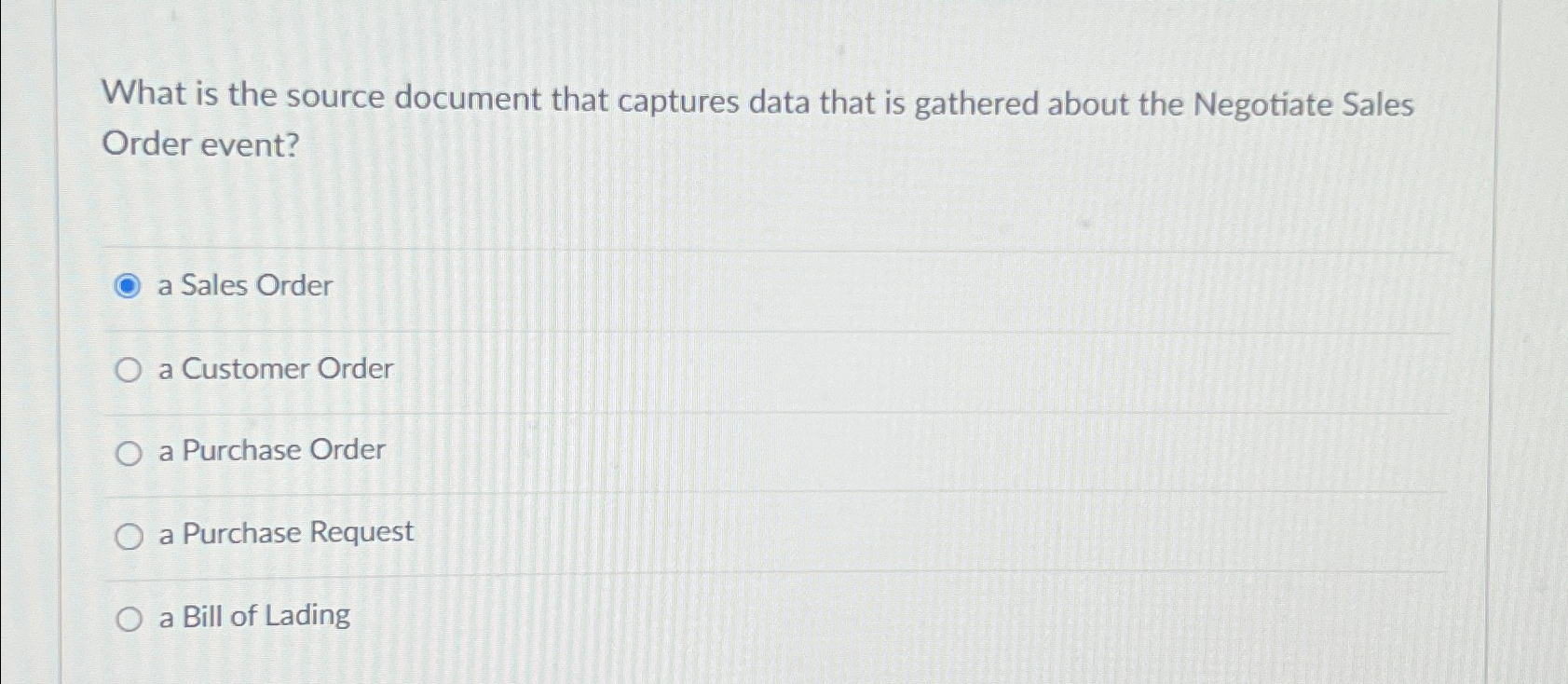  What is the source document that captures data that is gathered